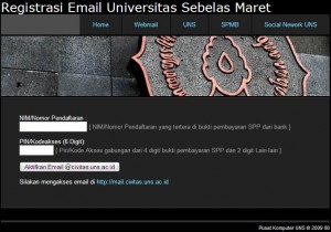 Info Maru : Cara Pendaftaran Email UNS (new)